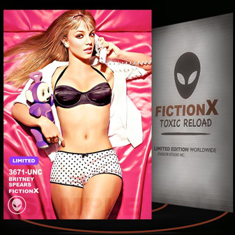 Britney Spears [ # 3671-UNC ] FICTION X TOXIC RELOAD / Limited Edition cards