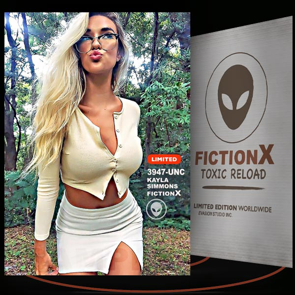 Kayla Simmons [ # 3947-UNC ] FICTION X TOXIC RELOAD / Limited Edition cards