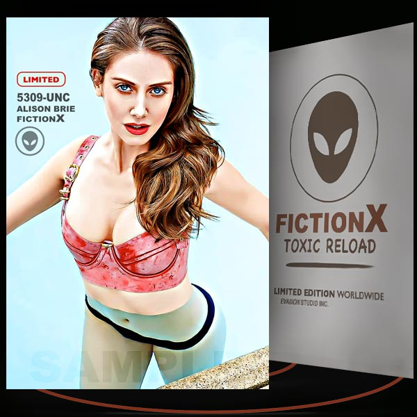 Alison Brie [ # 5309-UNC ] FICTION X TOXIC RELOAD / Limited Edition card
