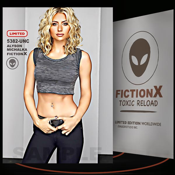 Alyson Michalka [ # 5382-UNC ] FICTION X TOXIC RELOAD / Limited Edition card