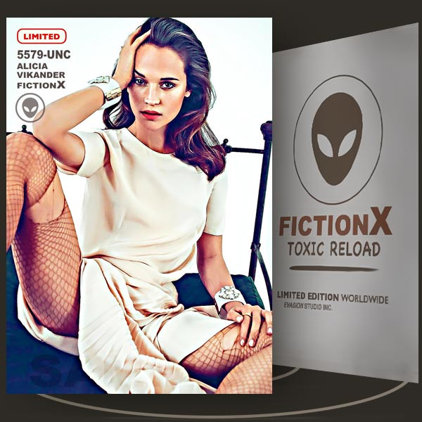 Alicia Vikander [ # 5579-UNC ] FICTION X TOXIC RELOAD / Limited Edition card