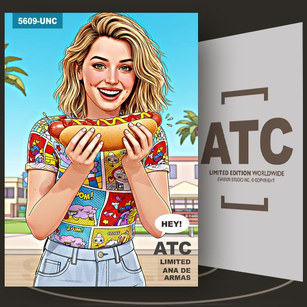 Ana de Armas [ # 5609-UNC ] ATC-ART STYLE  / Limited Edition Collectible card