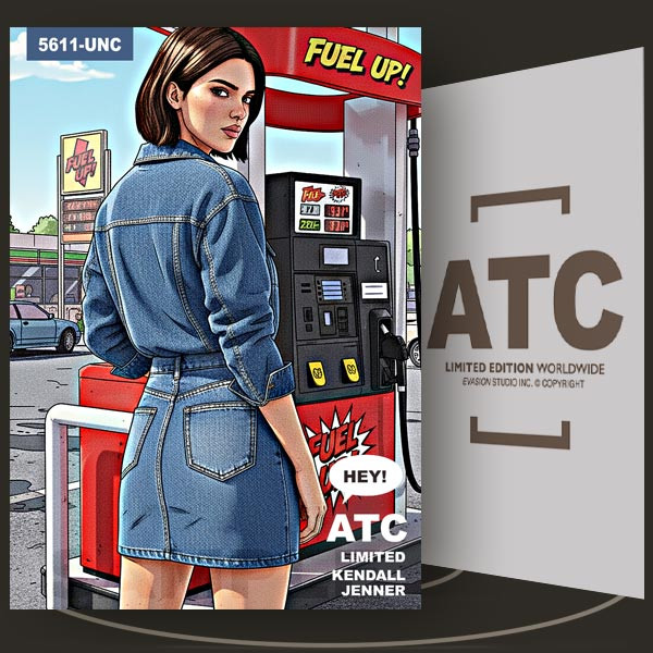 Kendall Jenner [ # 5611-UNC ] ATC-ART STYLE  / Limited Edition Collectible card