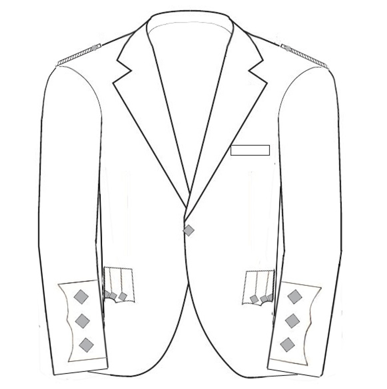 Custom Argyle Jacket - Claymore Imports
