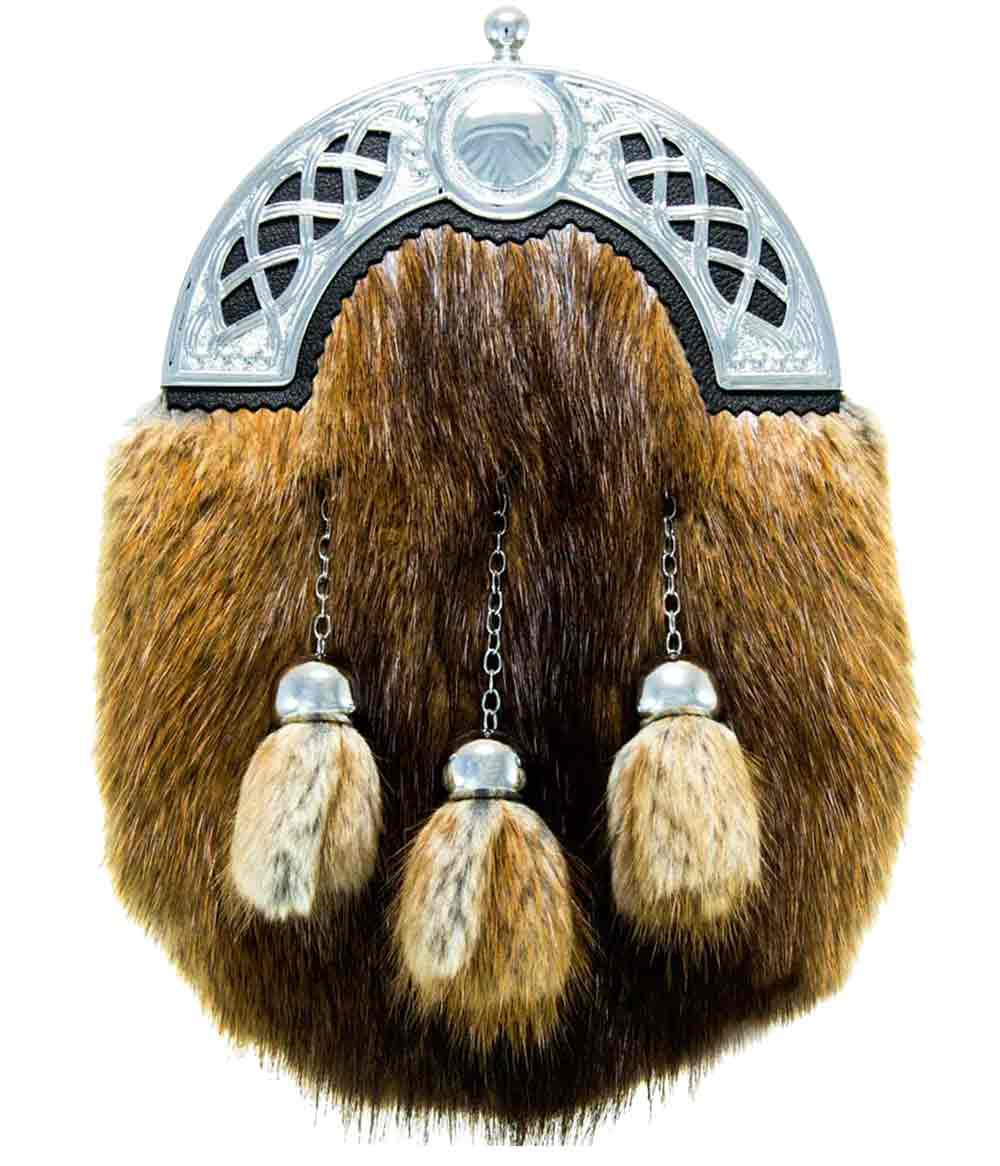 Brown Muskrat Formal Dress Sporran1