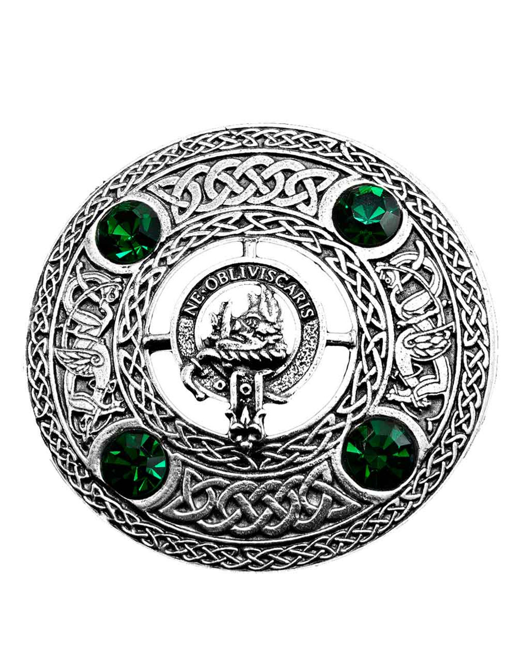 Clan Plaid Brooch