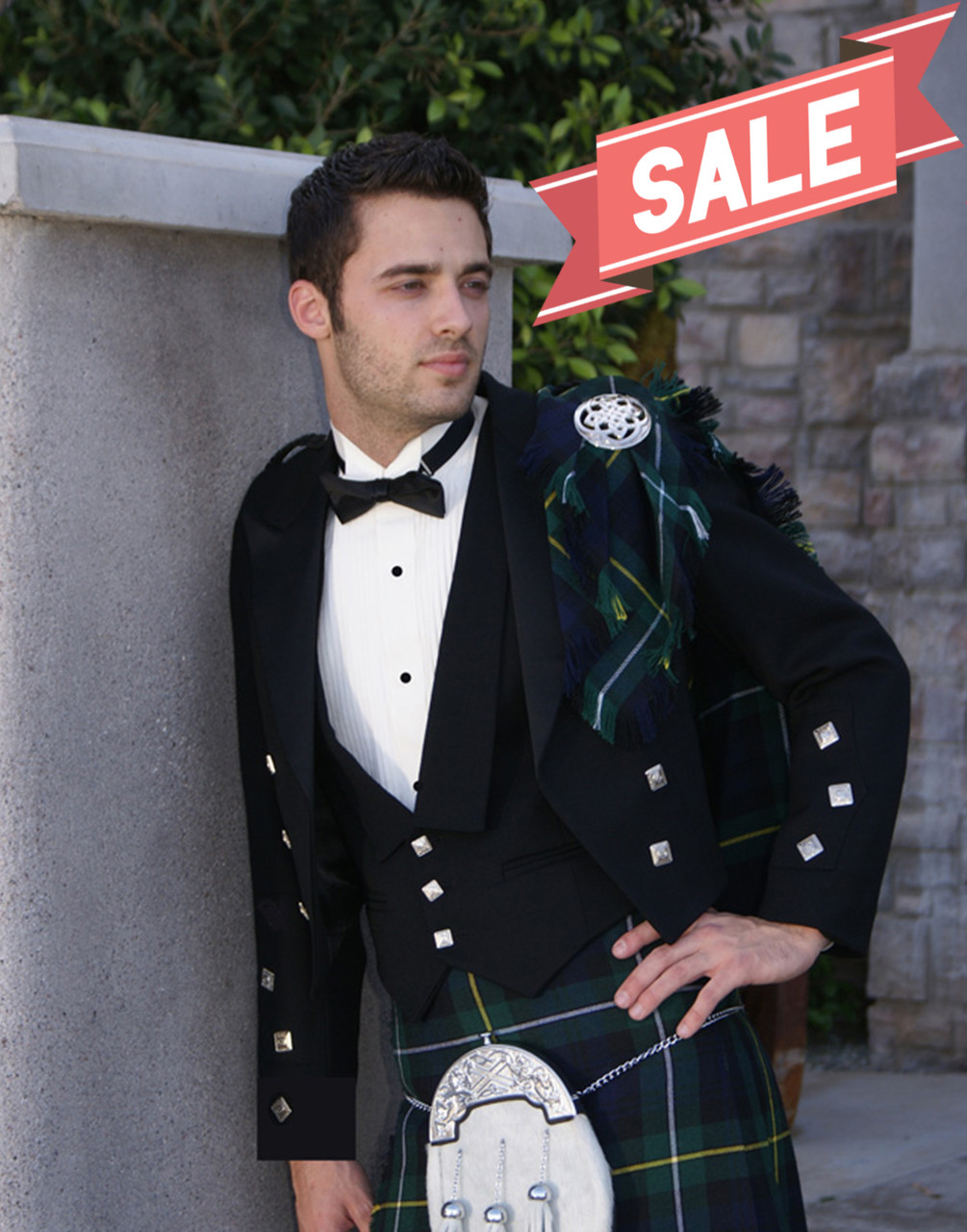 ex hire kilt waistcoats