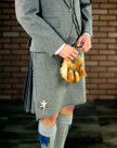 Light Grey Tweed Kilt Suit Package