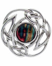 Heathergems Celtic Knot Brooch
