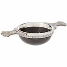 Pewter and Horn Quaich 4"