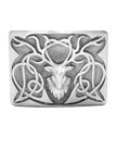 Highland Stag Belt Buckle - Antique