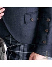 Charcoal Argyle Jacket with 5 Button Vest