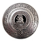 Clan Crest Belt Buckle - Round (Made by Gaelic Themes)