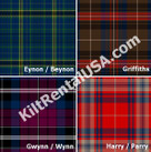 Welsh Tartan Cloth
