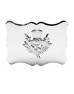 Traditional Thistle Kilt Belt Buckle - Chrome