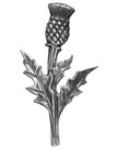 Flower of Scotland Thistle Kilt Pin