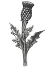 Flower of Scotland Thistle Kilt Pin