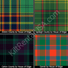 Irish County Tartan Cloth - House of Edgar