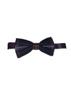 Jewish Tartan Bow Tie (Pre-Tied)