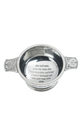 3" Auld Lang Syne Pewter Quaich
