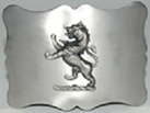 Traditional Lion Kilt Belt Buckle - Antique