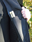 Bandspec RainCape inside pocket