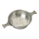 Celtic Scroll Quaich 2"