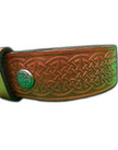 Celtic Leather Belt - Light Brown