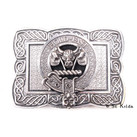 Scottish Clan Crest Celtic Knot Belt Buckle