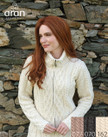 Irish Zip Cardigan Sweater