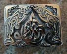 Celtic Salmon Kilt Belt Buckle