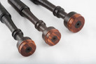 McCallum Blackwood Folk Pipes with Mopane and Alloy Mounts