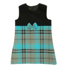 Tartan & Cord Pinafore Dress