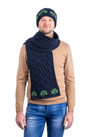 Cable Knit Shamrock Scarf