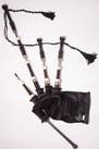 Wallace Classic 2 Blackwood Bagpipes with Nickel & Im. Ivory