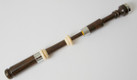 Wallace Standard 2 Blackwood Bagpipes with Nickel and Imitation Ivory