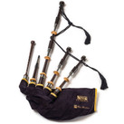 Peter Henderson Celtic Heritage Bagpipes with Etched Wood