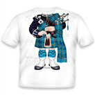 Blue Bagpiper Onesie/T-Shirt