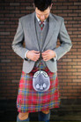 New Light Grey Arrochar Tweed Jacket and Vest - 40R
