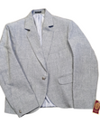 New Light Grey Arrochar Tweed Jacket - 42S customized