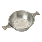 Celtic Scroll Quaich 2"