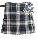 Like New Top Stitch Kilt, Fly Plaid, and Flashes: Gordon Dress Modern - 31"-34" W x 22" L