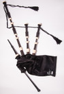 Wallace Classic 3 Blackwood Bagpipes with Full Mounted Imitation Ivory