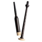 R.G. Hardie Blackwood Standard Length Practice Chanter with  Imitation Ivory Ferrule and Sole