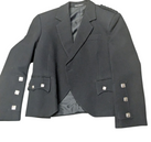 Ex-Rental Black Argyle Jacket 40R