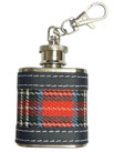 Tartan Hip Flask Keyring