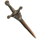 Pewter Coo Kilt Pin - Chocolate Bronze