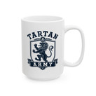 Tartan Army Glossy Ceramic Mug - Scottish Supporter Crest Coffee Mug