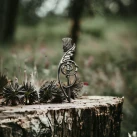 Modern Scottish Thistle Leaf Kilt Pin