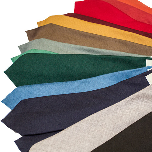 Solid Color Wool Neck Ties by Lochcarron